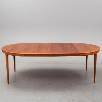 A 1960's 'Diamant' teak dining table by Bertil Fridhagen with two additional leaves.