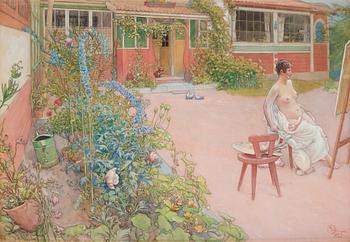 Carl Larsson, "Målargården".