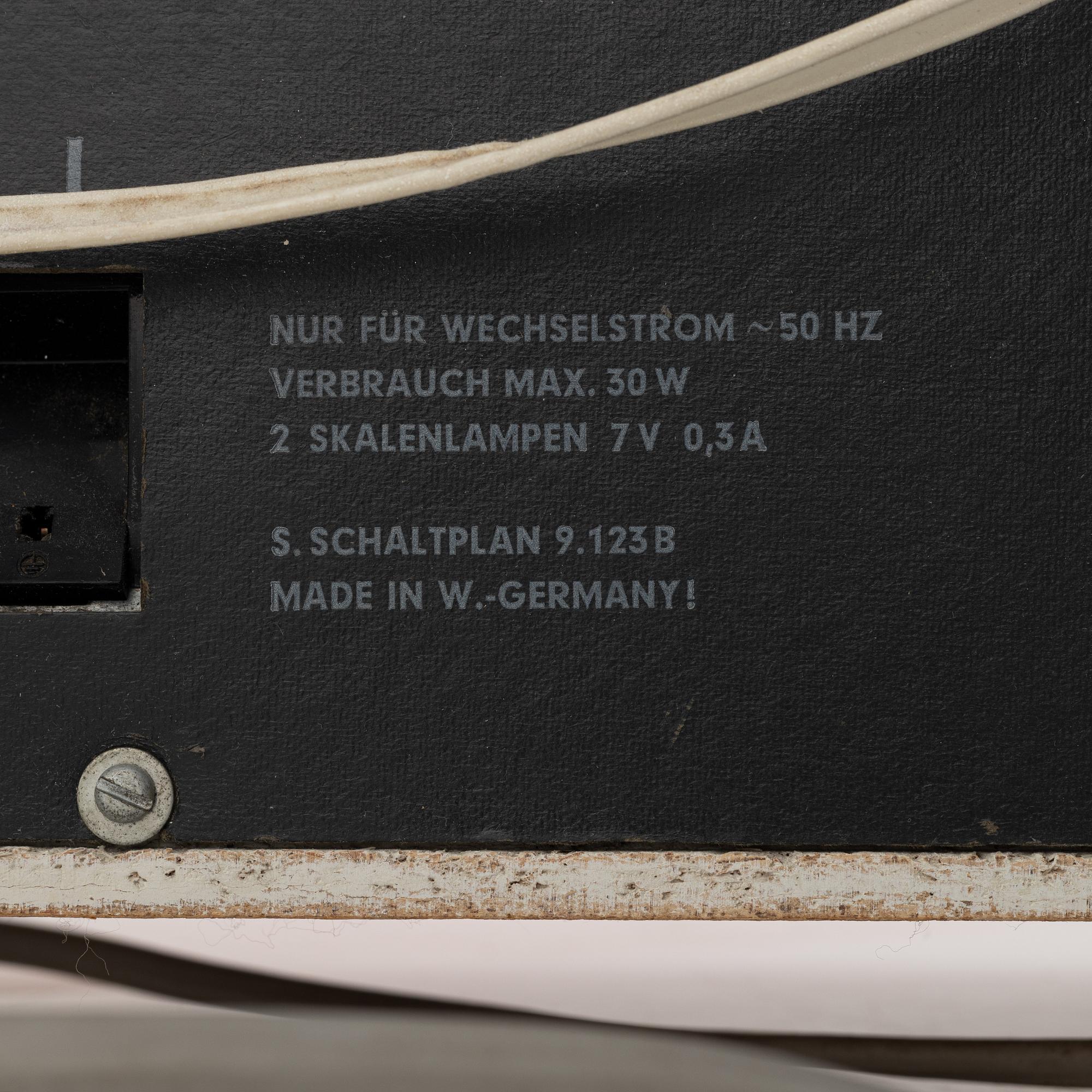 Radio, Nordmende, "Spectra Futura", designed by Raymond Loewy, 1968 - 1970.