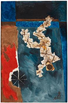 M. F. Husain, "Man on Moon".