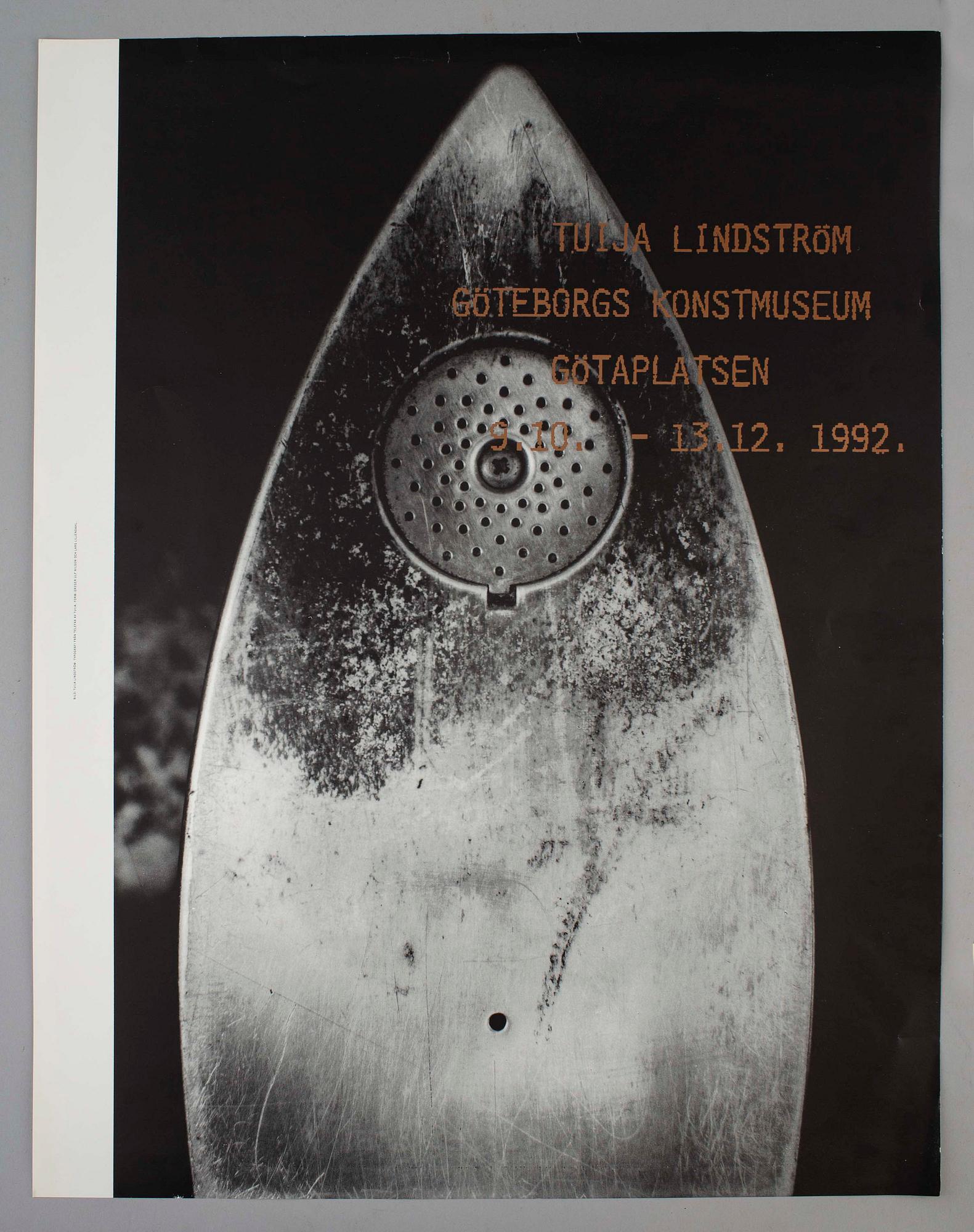 TUIJA LINDSTRÖM, Utställningsaffischer 3 st, offset.