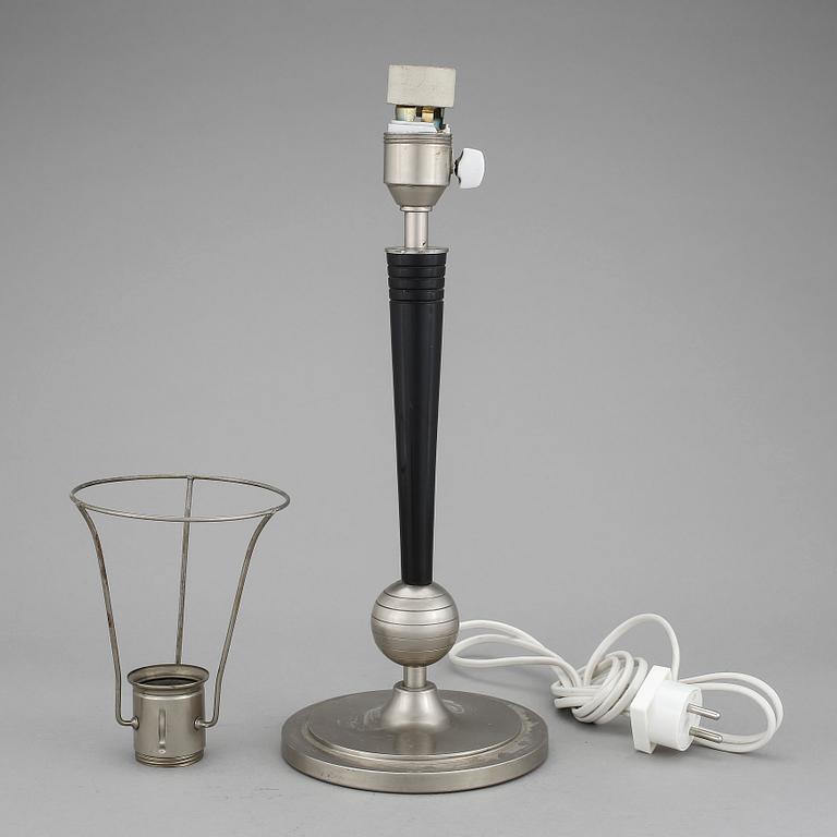 BORDSLAMPA, art deco/funkis, 1930-tal.