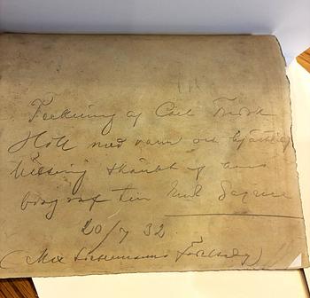 Carl Fredrik Hill, Trädkoja med figur och djur.