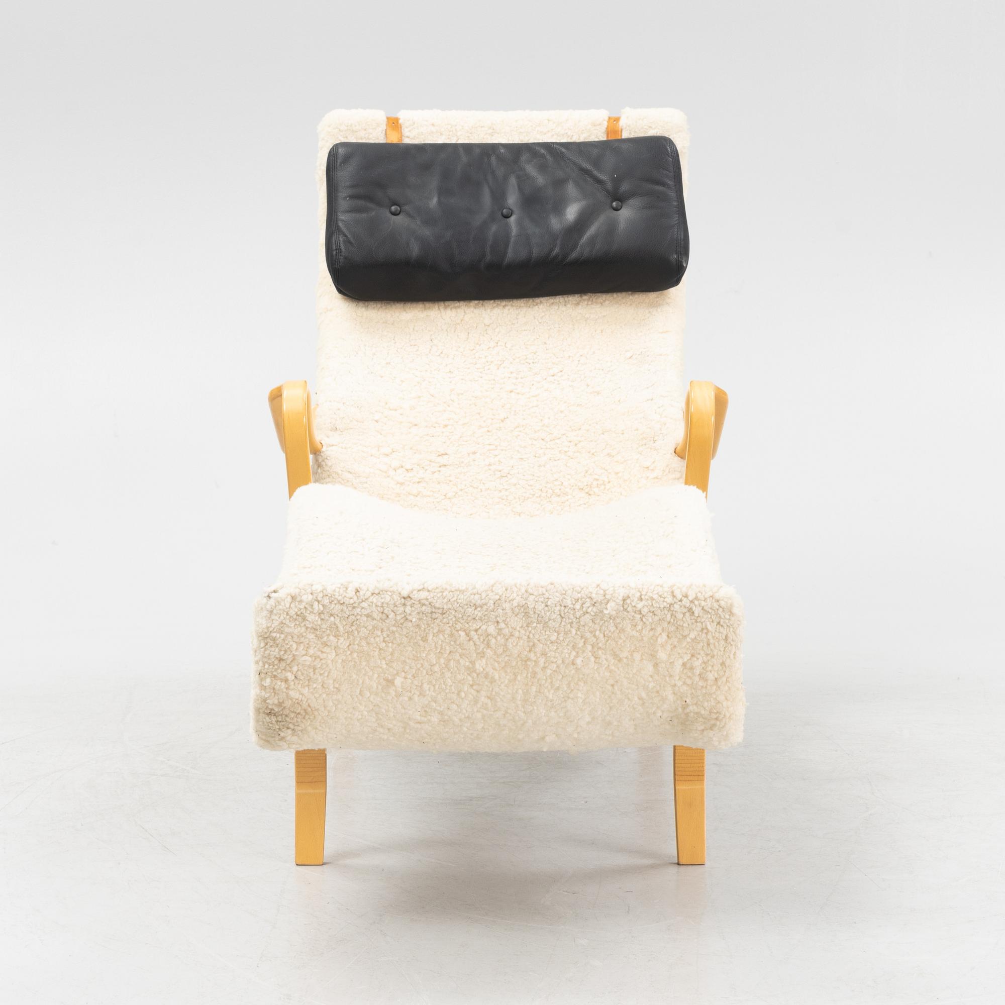 Bruno Mathsson, a 'Pernilla 3' lounge chair, Dux, end of the 20th Century.