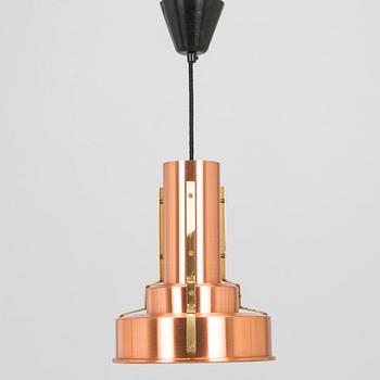 A copper pendant light for Corona group, Denmark,  second half of the 20th century.
