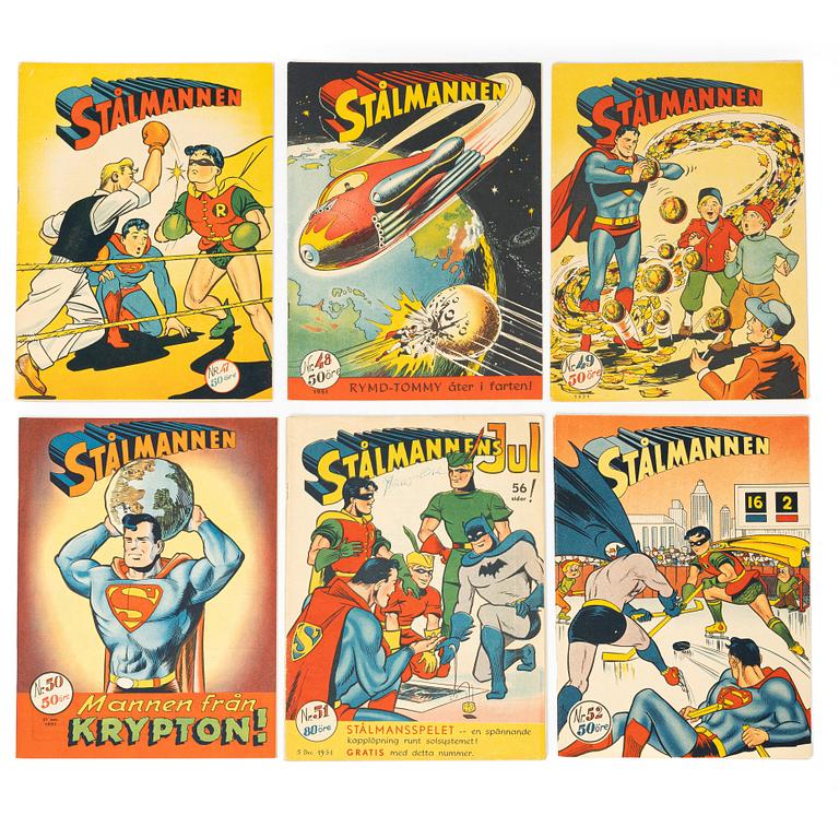 Comic books, 24, “Stålmannen”, 1951.