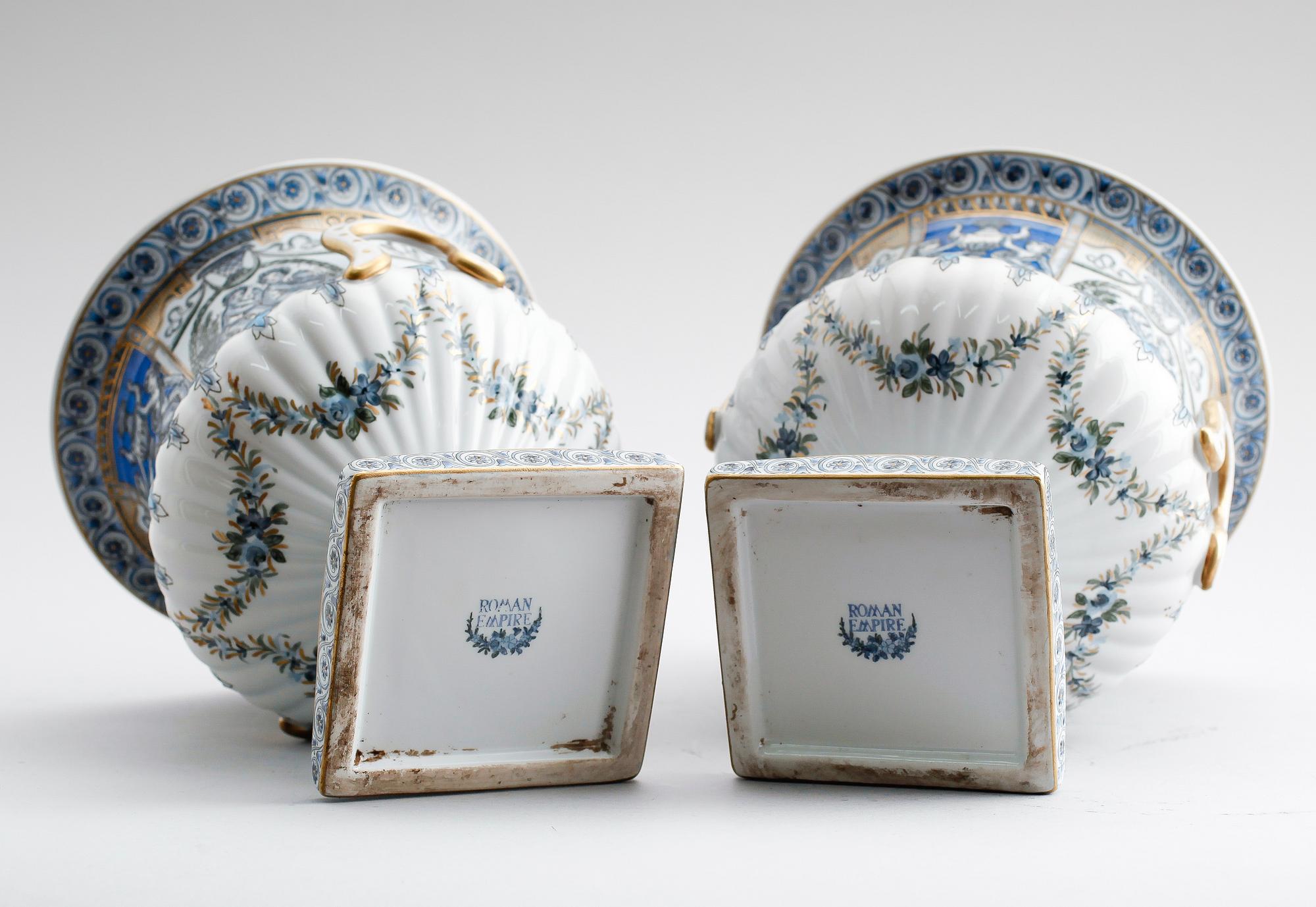 URNOR, 1 par, porslin, 1900-/2000-tal.