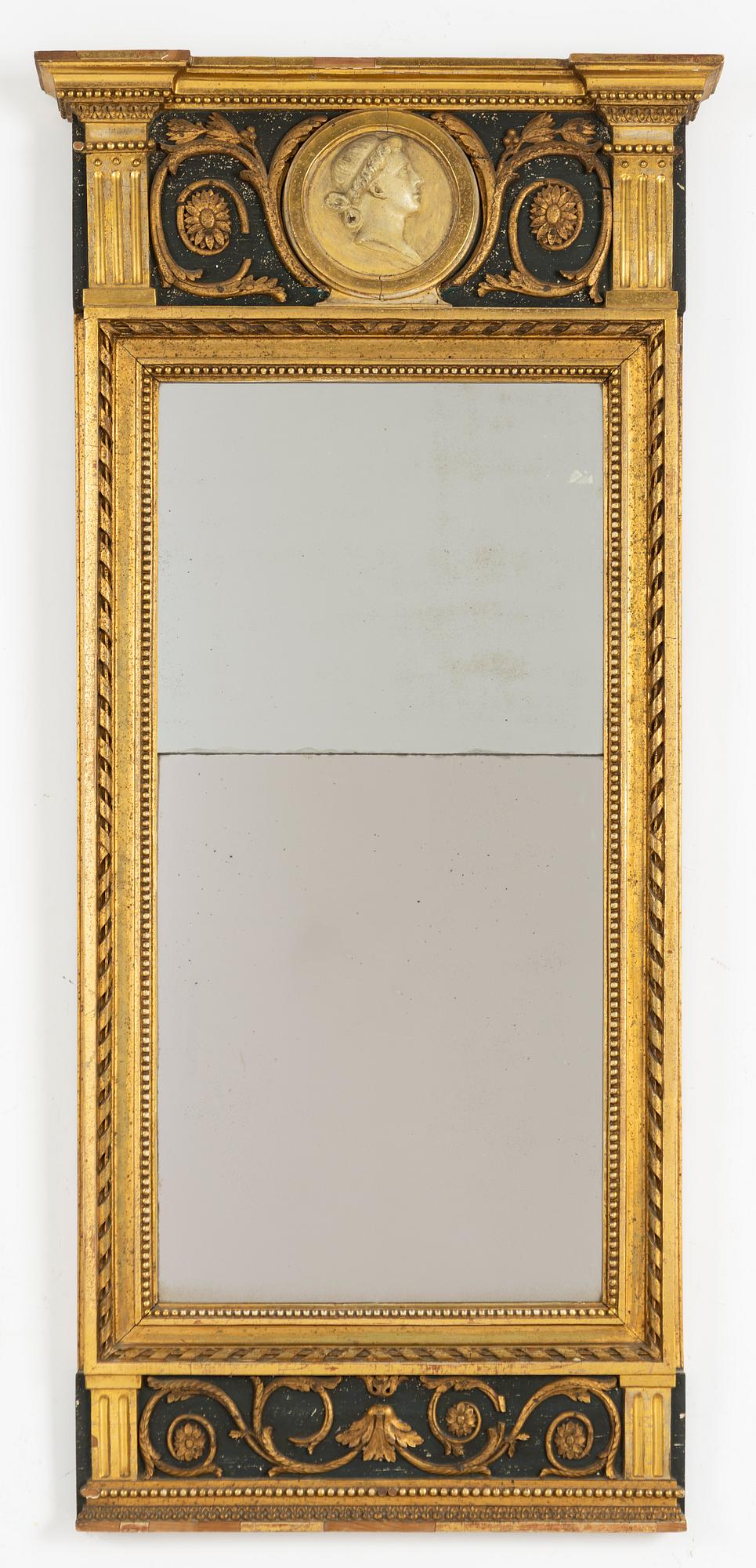 Spegel, sengustaviansk, 1700-tal.