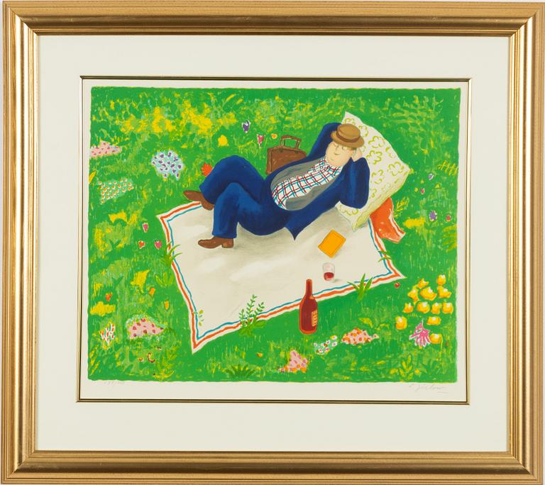 Lennart Jirlow, In the green grass.