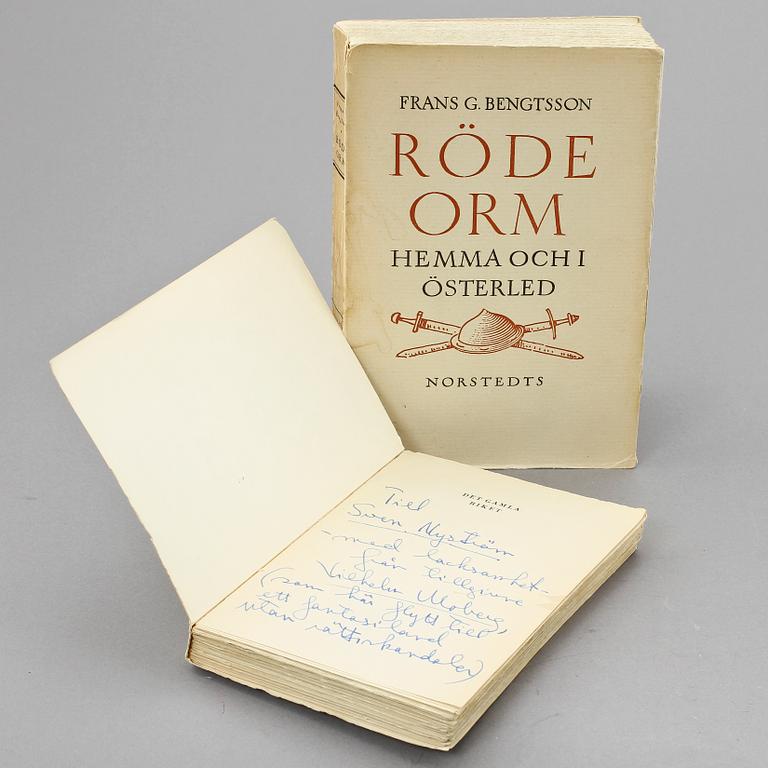 PARTI BÖCKER, 2 st, signerade.