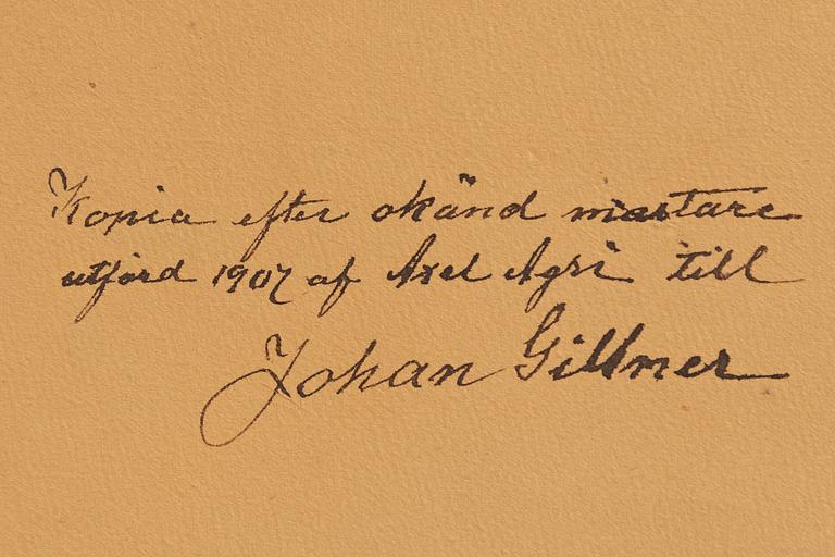 Okänd konstnär, Reading man.