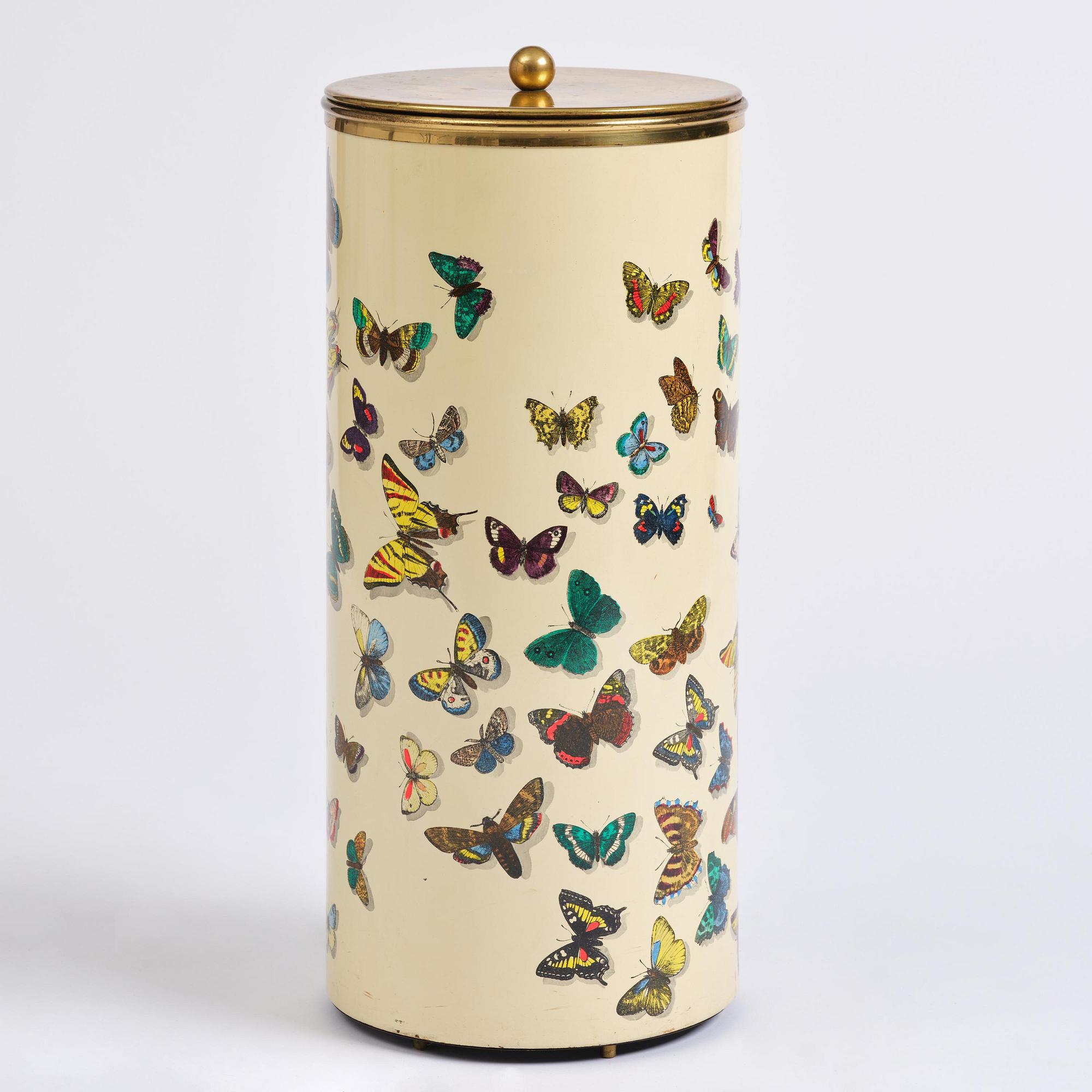 Piero Fornasetti, paraplyställ med lock, Milano, Italien.