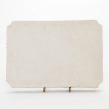 Bricka, porslin, Qingdynastin, 1800-tal.