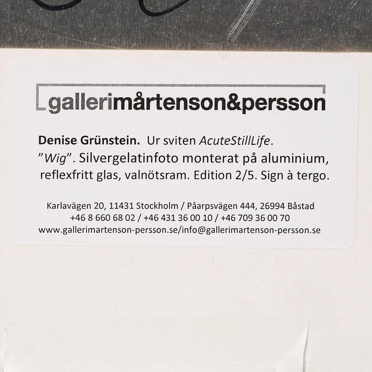 Denise Grünstein, “Wig”, 2011.