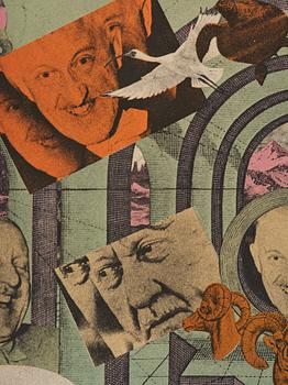 Erró, Utan titel ur: "Hommage aux Prix Nobel" (Nobelprismappen).