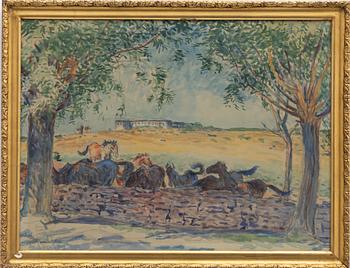 Nils Kreuger, "Hästar under pilar".