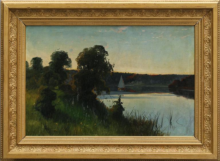 CARL BRANDT, olja på duk, signerad och daterad 1900.