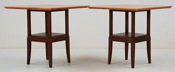 An Eliel Saarinen 8 pieces 'Cranbrook' set of furniture, probably by Adelta, Finland.