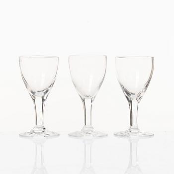 Ingegerd Råman, a set of 14 wine glasses, "Bellman", Skruf.