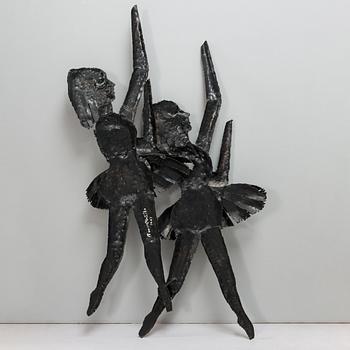 Mauno Mattila, a metal sculpture , signed and dated 1967.