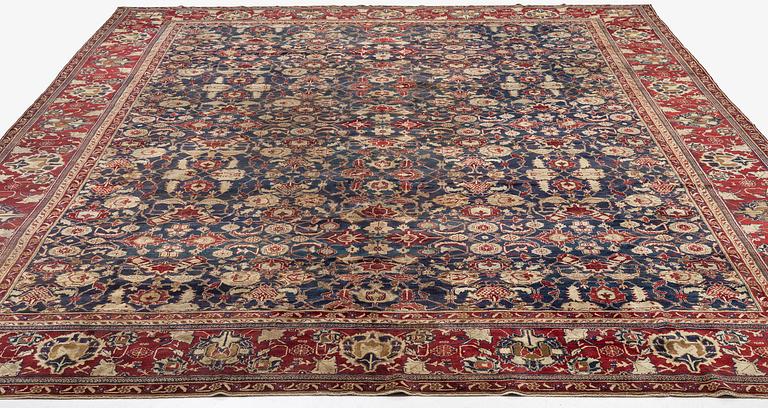 Matta, antik Agra, norra Indien, ca 525 x 400 cm.