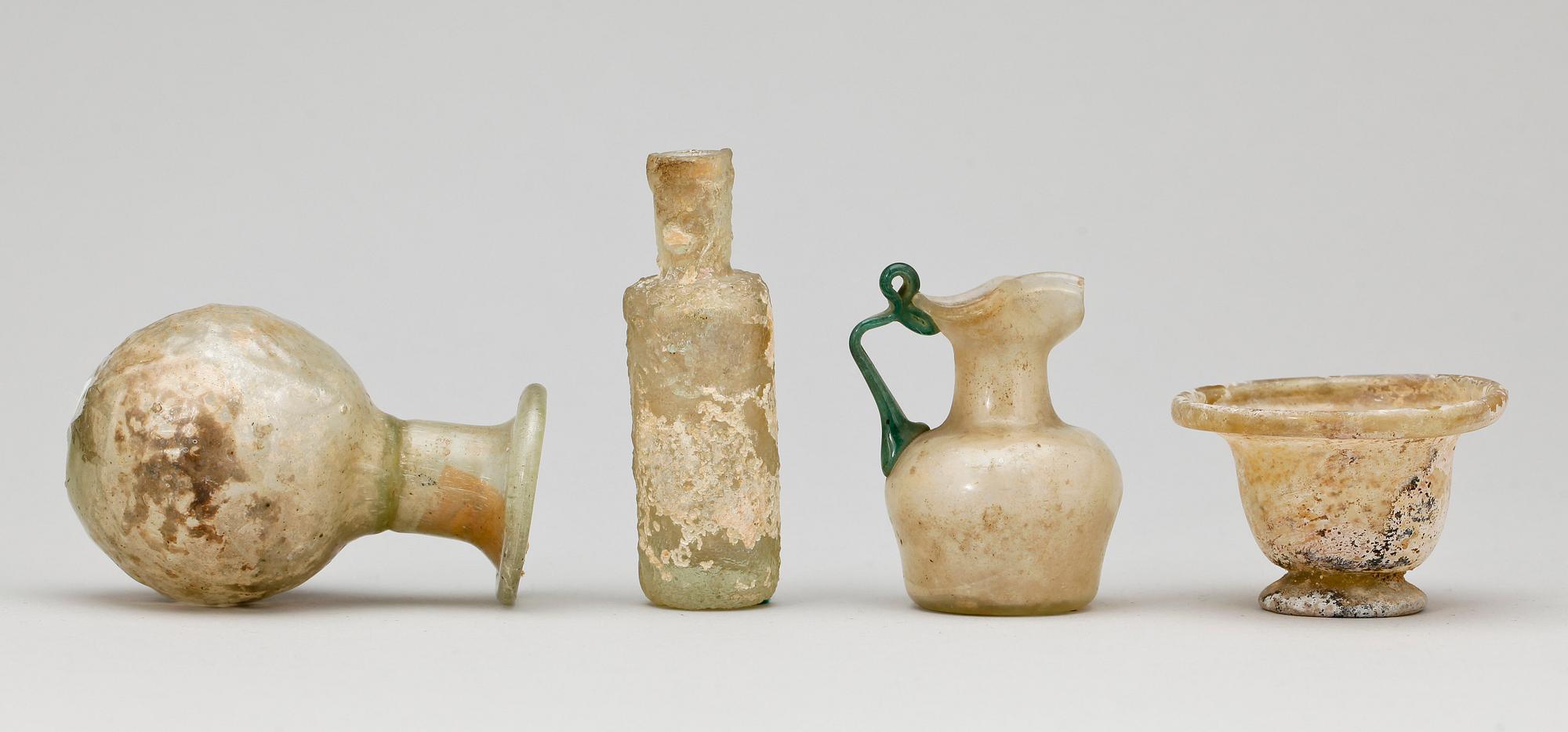 GLASKÄRL, 8 st, östra Medelhavsområdet, 200-900 talet e Kr.