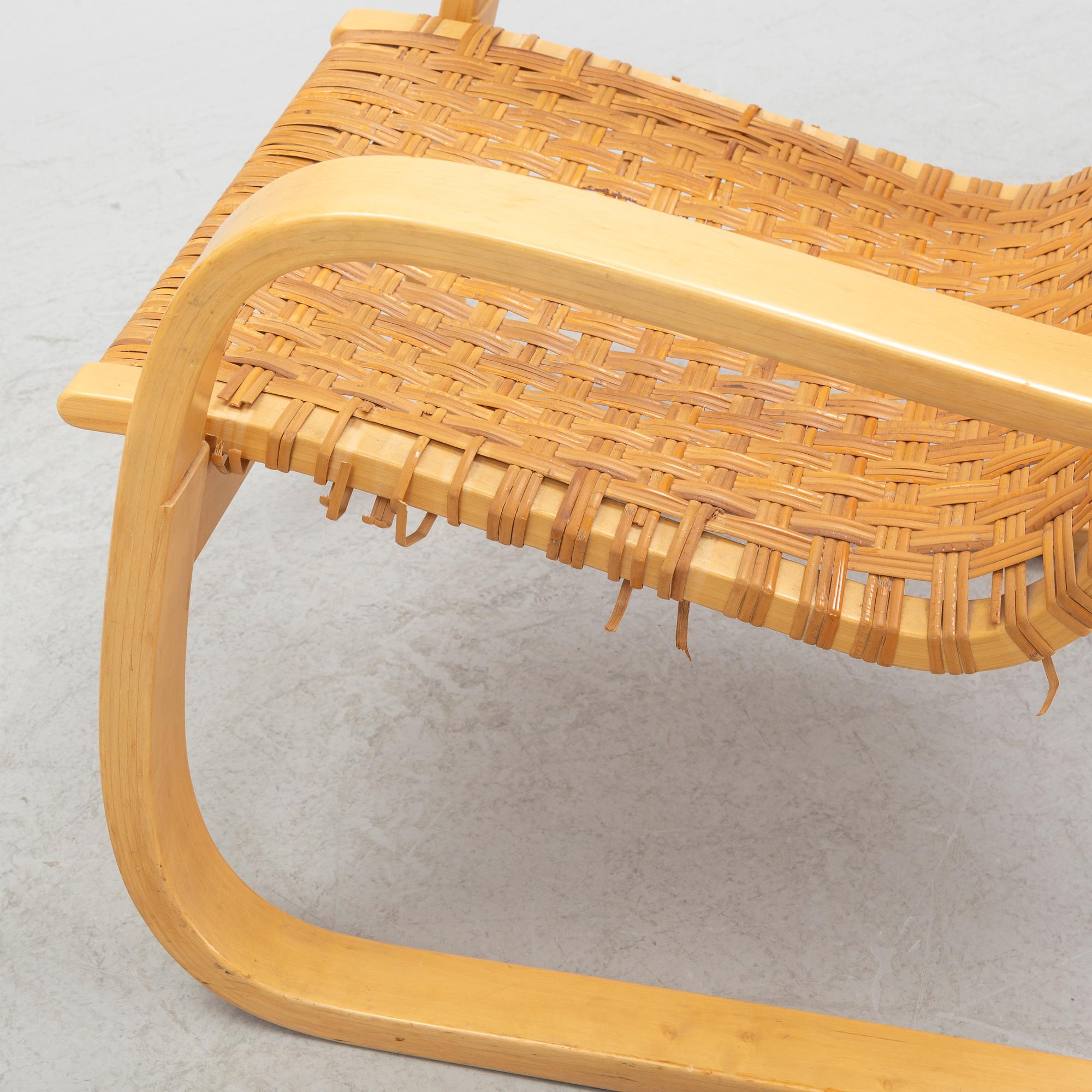 Alvar Aalto, fåtölj, modell 406, Artek.