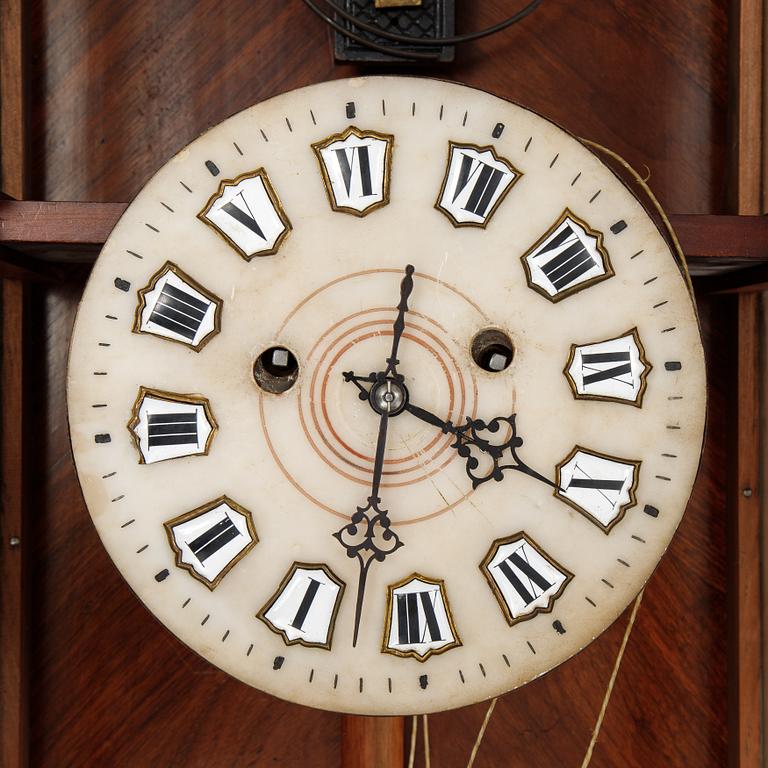 A Neo-Renaissance wall clock, late 19th Century.