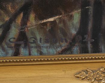 CARL WALDEMAR OLSON, olja på duk, signerad C Olson och daterad -02.