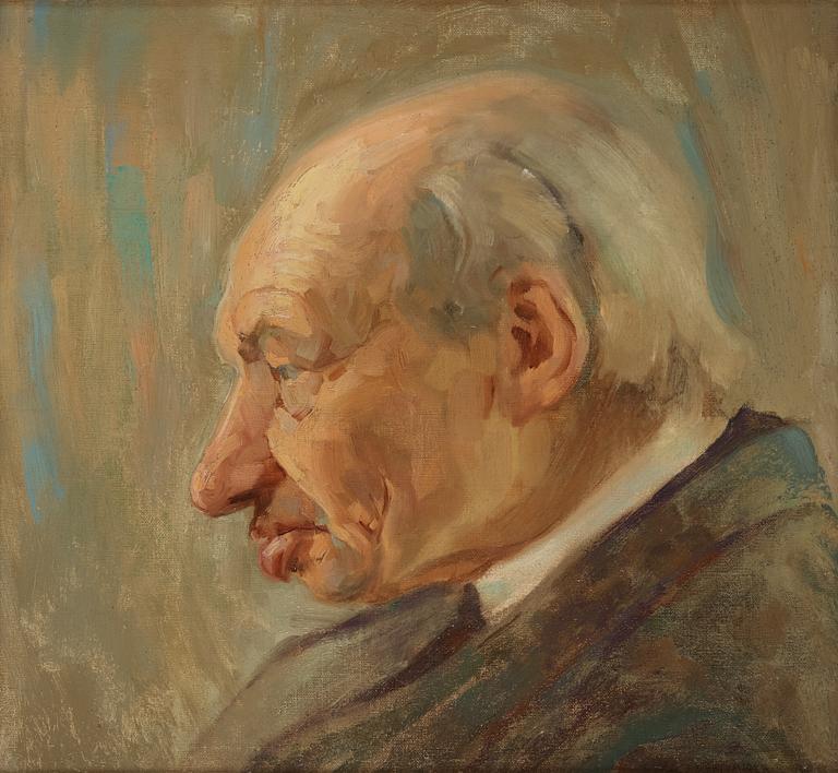 Helmer Osslund, Man i profil.