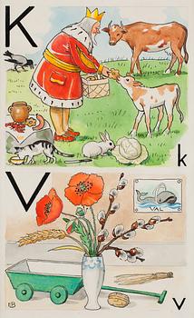 53. Elsa Beskow, "K-Kung och V-Vallmo".