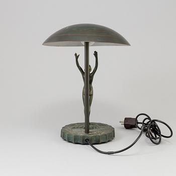BORDSLAMPA, 1900-talets första hälft.