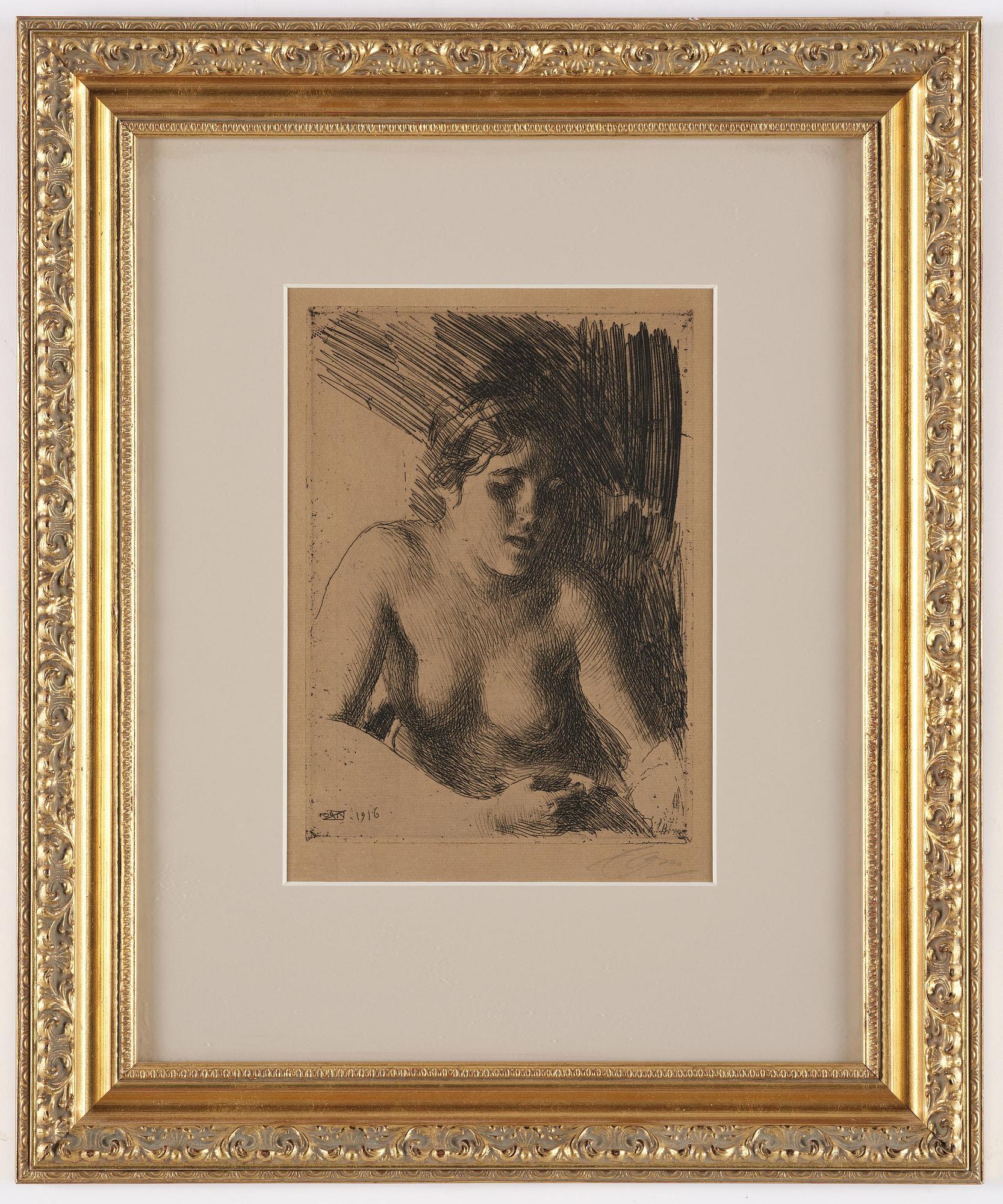 Anders Zorn, "Byst".