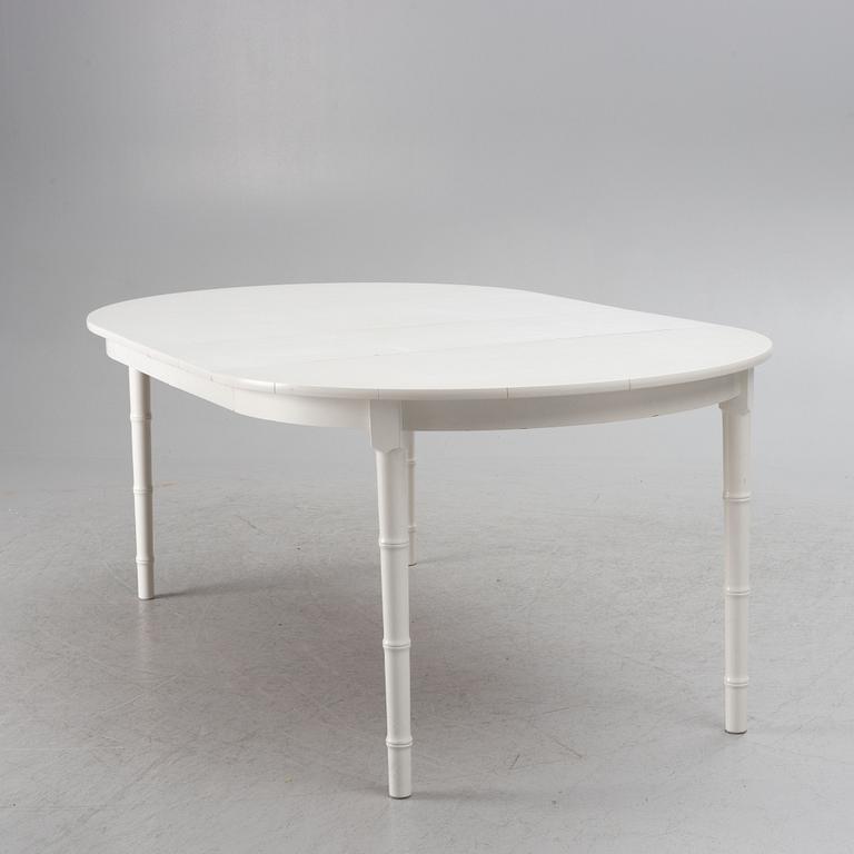 A 7-piece dining group, Miranda of Sweden, late 20th Century.