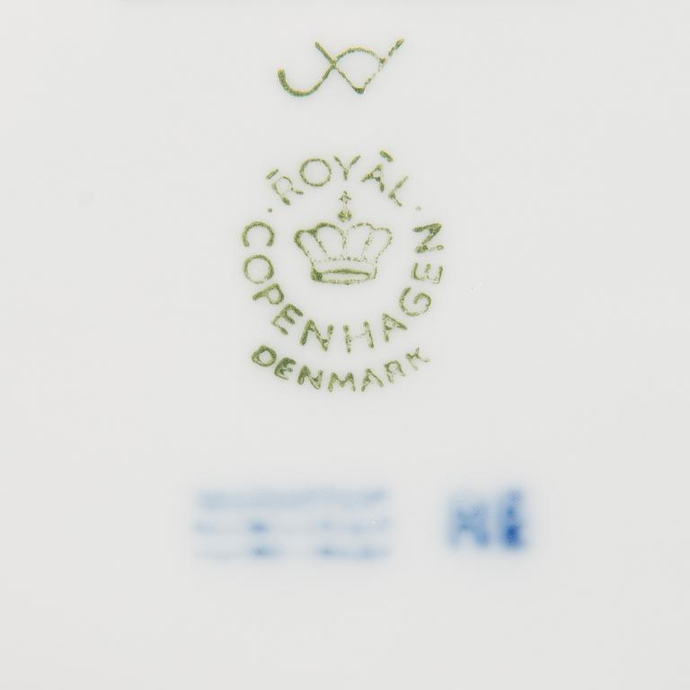 A set of 38 porcelain Christmas plates, Royal Copenhagen, Denmark, 1966 + 1973-2009.