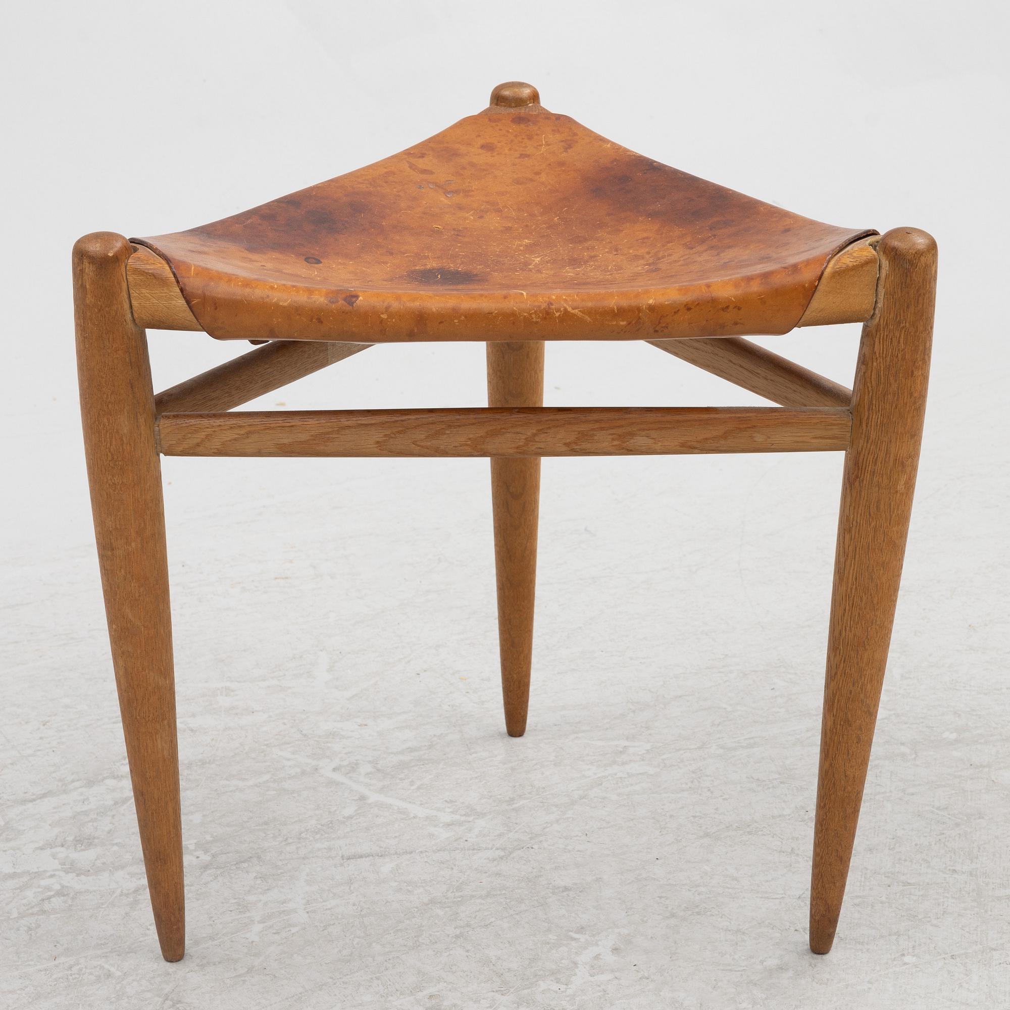 Östen Kristansson, pall, Vittsjö möbel, 1960-tal.