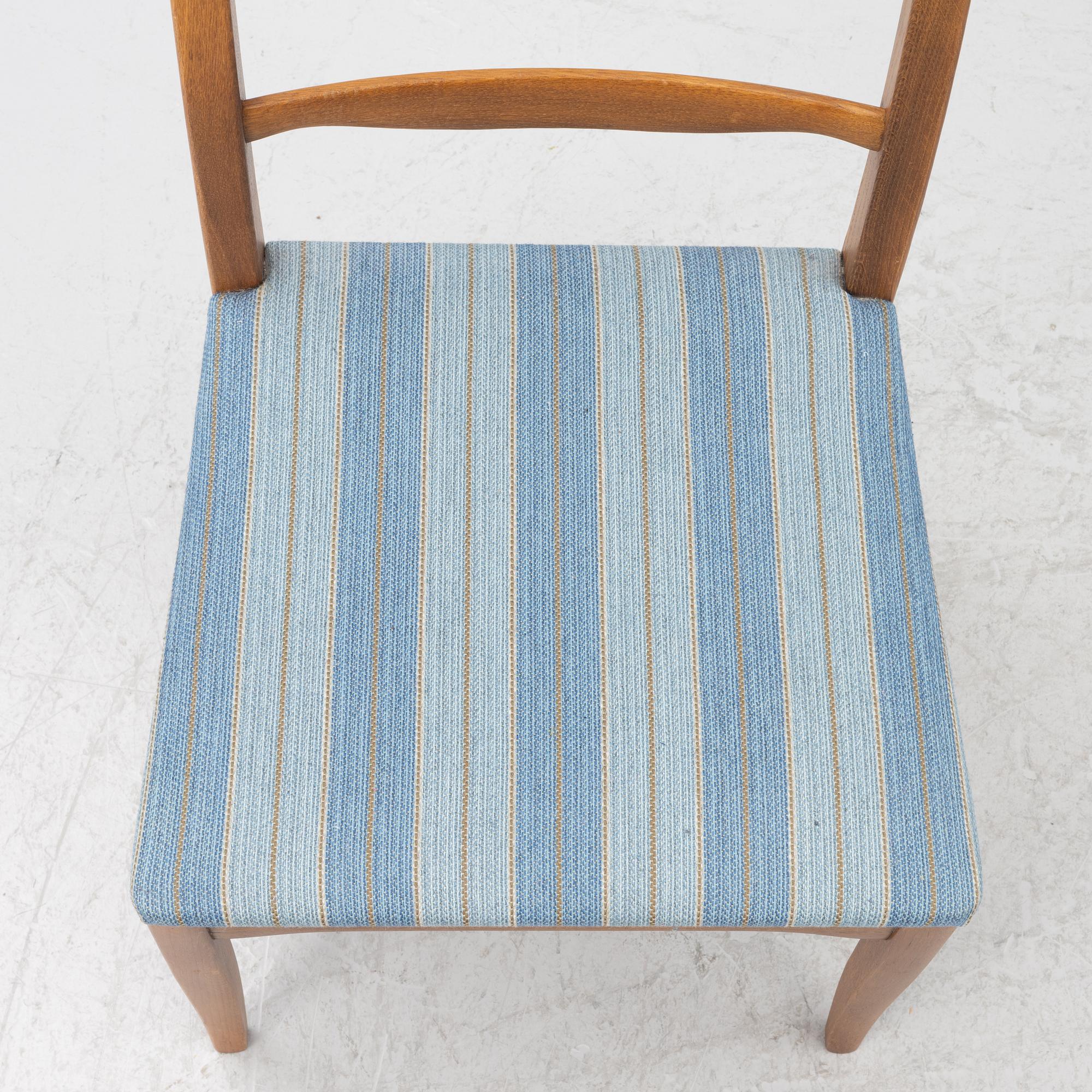 Carl Malmsten, four chairs 'Calmare Nyckel', late 20th century.
