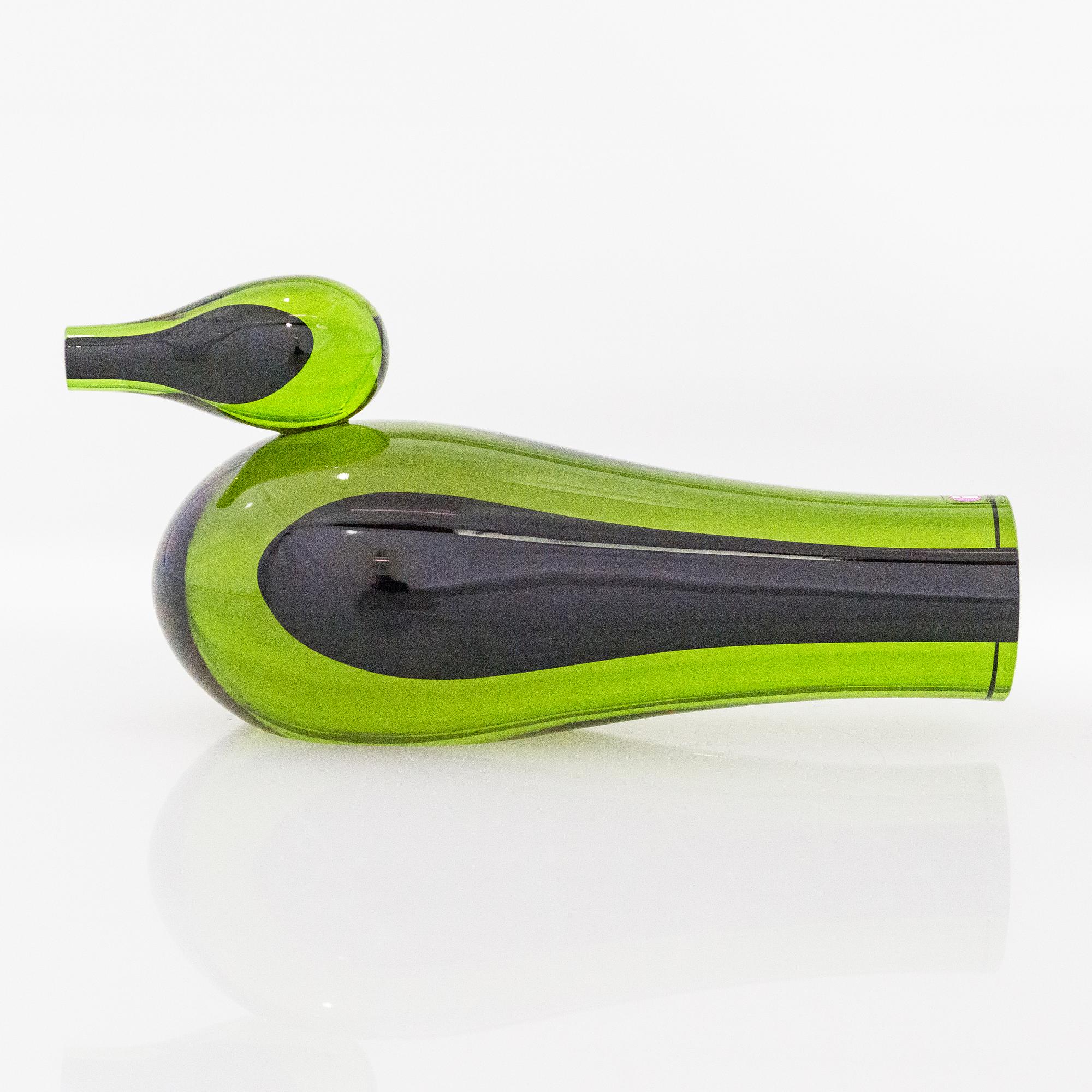 Giorgio Vigna, A glass bird signed G. Vigna, Iittala. - Bukowskis