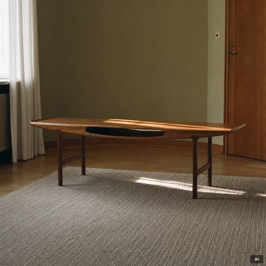 A coffee table, Scandinavia, 1960s.