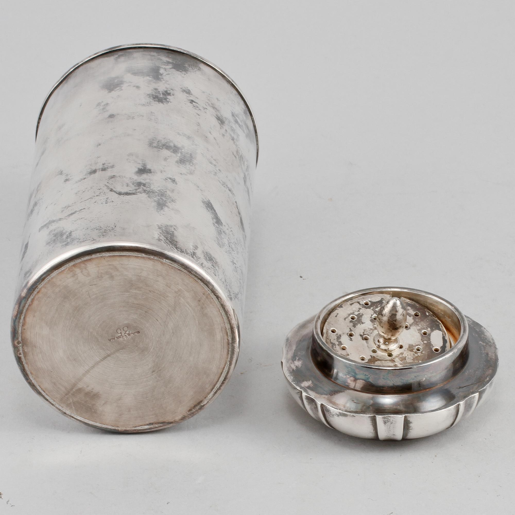 SHAKER, nysilver, 1900-talets andra kvartal.