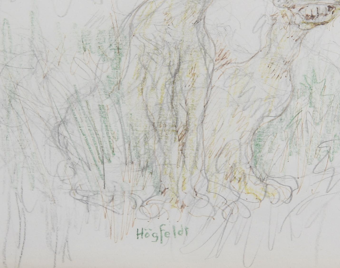 HÖGFELDT, ROBERT, blandteknik, sign.