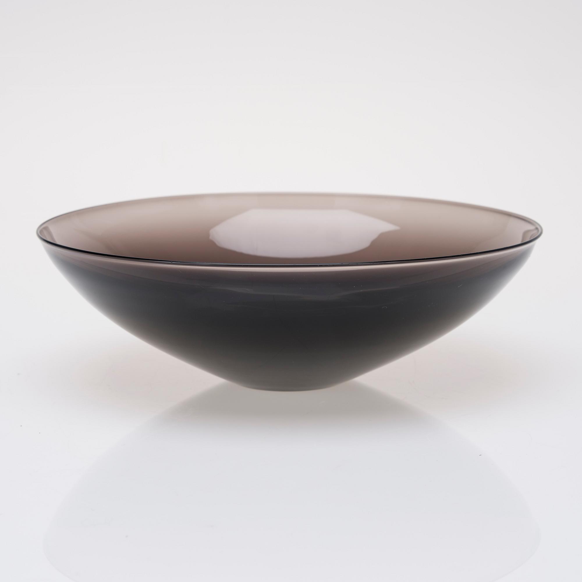 SKÅL, glas, signerad Timo Sarpaneva, i-301, Iittala, sent 1950-tal.