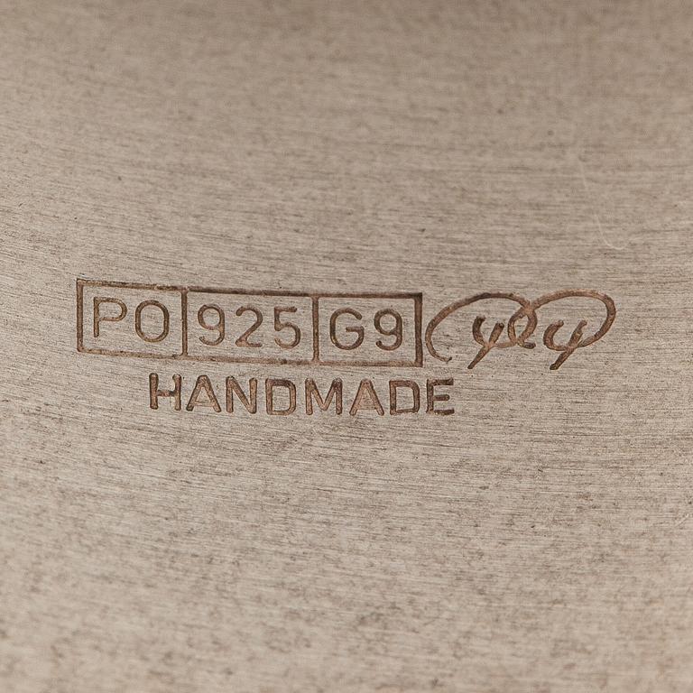 Pekka Piekäinen, necklace, bracelet and brooch, silver, Platinoro, Turku 2000 - 2009.