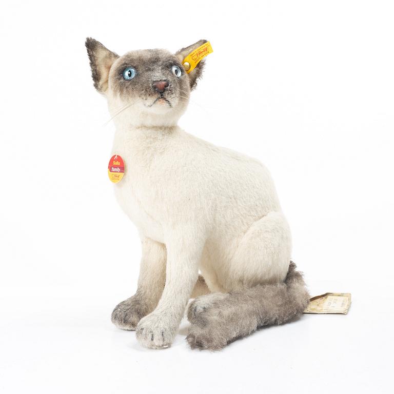 Steiff, leksaksdjur, 3 st, 1900-talets andra hälft.