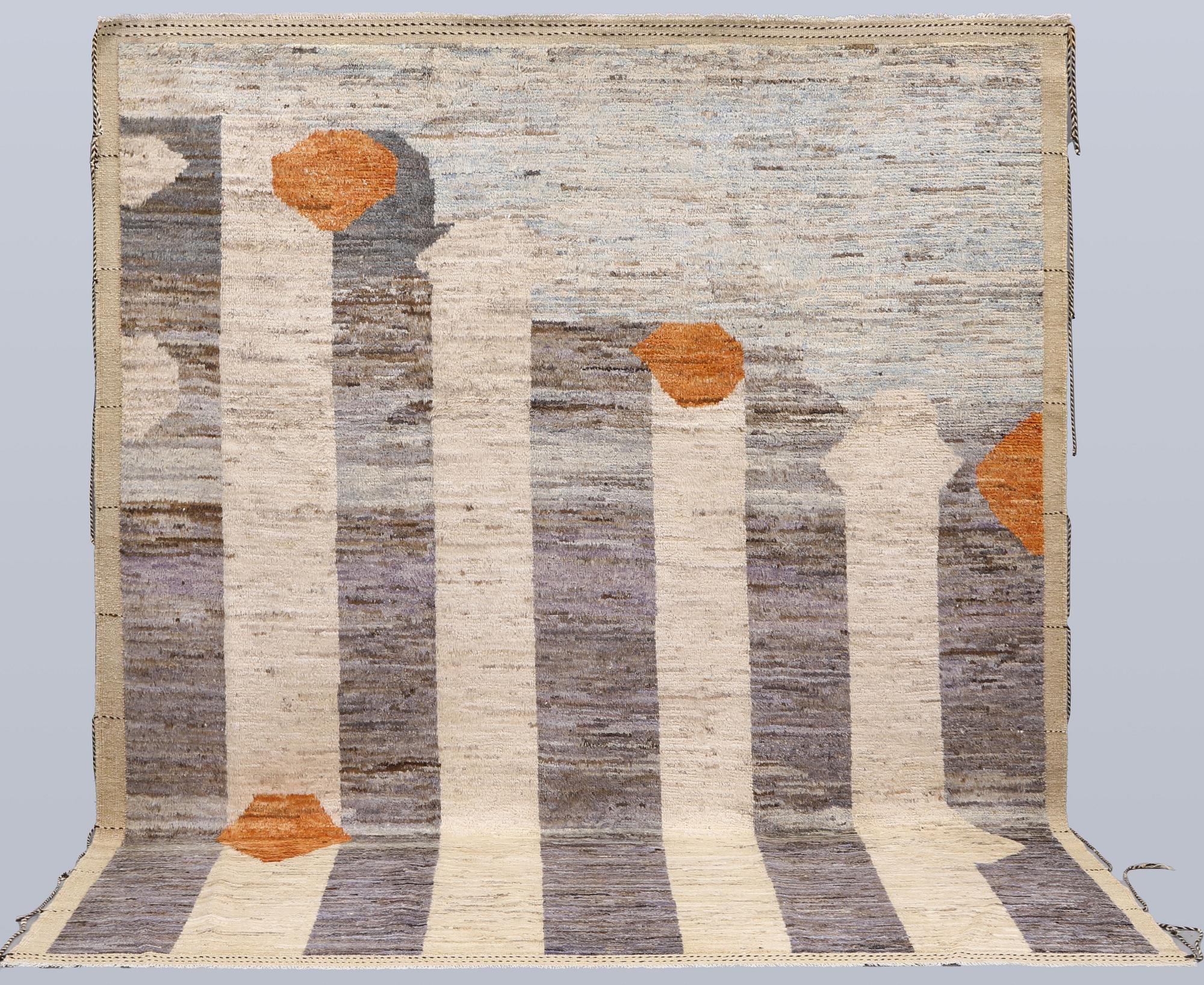 A rug, Morocco design, approx. 293 x 251 cm.