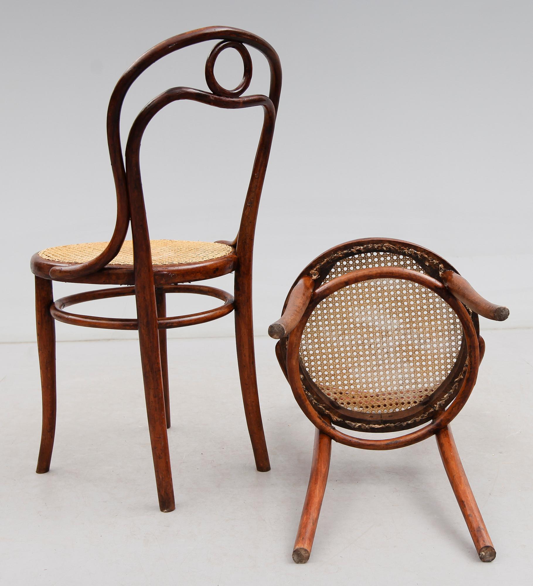 STOLAR, 3 st, Thonet, 1900-talets början.