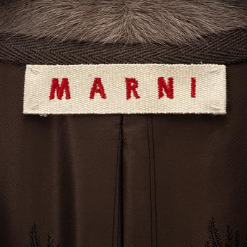 Marni, a kid fur coat, size 40.