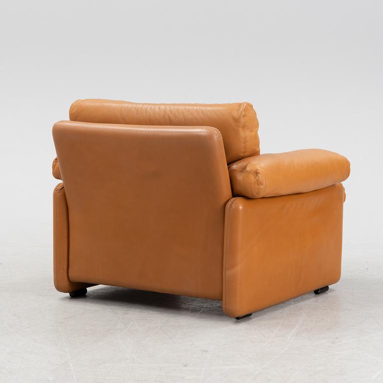 Tobia Scarpa, a 'Coronado' leather sofa and easy chair, C&B Italia.