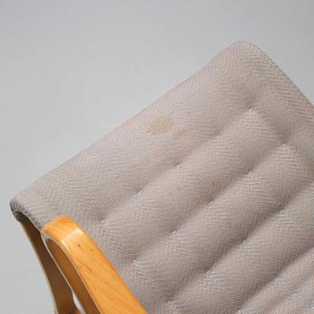 FÅTÖLJER, ett par, "Mina", Bruno Mathsson, 1900-talets andra hälft.