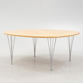 Bruno Mathsson & Piet Hein, a 'Supercirkel'  coffee table, Bruno Mathsson International, Värnamo.